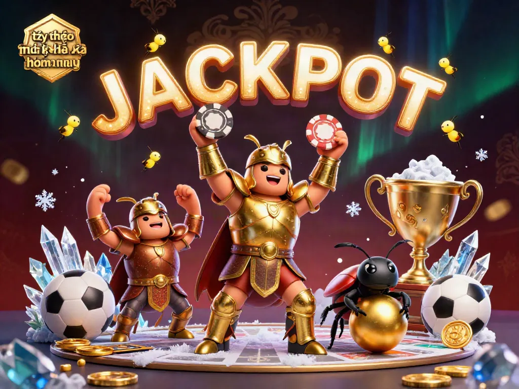 Experience tỷ lệ kèo nhà cái hôm nay with a vibrant illustration featuring sports elements and victory poses.