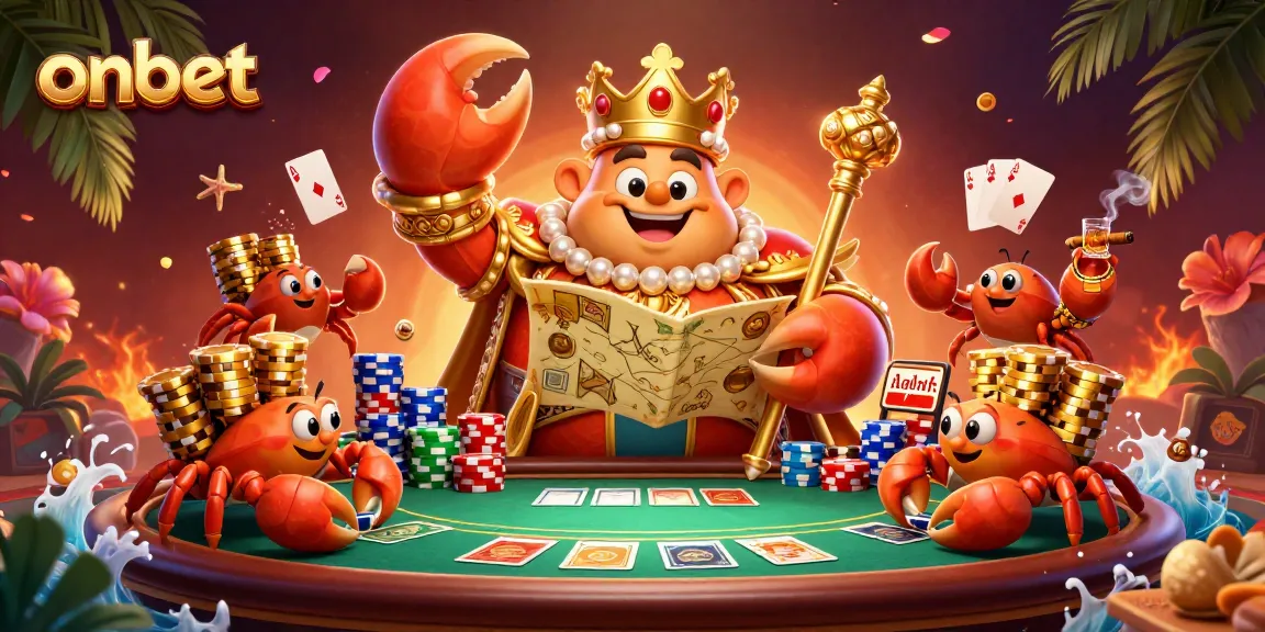 Join the exciting adventures at onbet, showcasing thrilling poker scenes with vibrant characters.